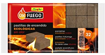 Ok Fuego Pastillas de Encendido ecológicas 24 + 8ud