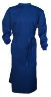 OP-Mantel OP-Kittel OP-Bekleidung OP-Kleidung - blau - 65% Polyester 35% Baumwolle (M)