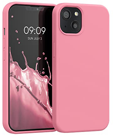 kwmobile fodral kompatibelt med Apple iPhone 13-fodral – TPU silikon telefonskydd med mjuk finish – gulligt godis