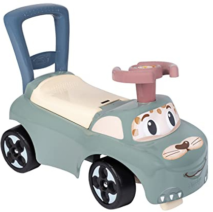 Smoby - Little Smoby Mein erstes Auto Rutscherfahrzeug - Kinderfahrzeug mit Staufach und Kippschutz, für drinnen und draußen, für Kinder ab 10 Monaten