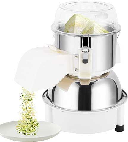 Electric Vegetable Chopper Meat Grinder 160-260Lb/H Vegetable Fruit Cutter With Stainless Steel Blade Food Processor For Garlic Ginger Cabbage Onion Tomato,Easy To Clean