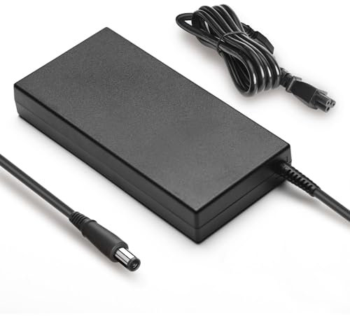 120W AC Charger for HP Envy Pavilion DV8 DV7 DV6 DV4 X18 M7 M6 G7 EliteBook ProBook 9470m 8730w 8760w 8560w 6455b 6465b 6475b 6570b 4710s Laptop/Thunderbolt Dock 120W G2 G4 Power Supply Adapter