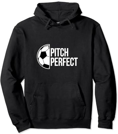 Pitch Perfect Ballon de football amusant pour attaquant Sweat à Capuche