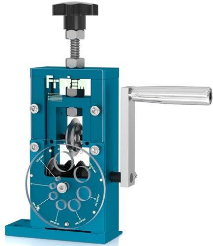 Máquina peladora de cables operada manualmente o mediante taladro con diseño de disco patentado de 0,3-2,0cm con pelador de cables con manivela y hoja de acero para resortes de 65MN