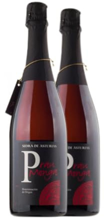 Sidra Viuda de Angelón Prau Monga Brut Sidra de Asturias Reserva Botella Especial 1,5 L (Caja de 2 Botella Especial de 1,5 L)