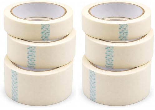 Fit For The Job Dreierpack: 25m Malerband für Streicharbeiten und scharfe Farblinien, 19mm breit