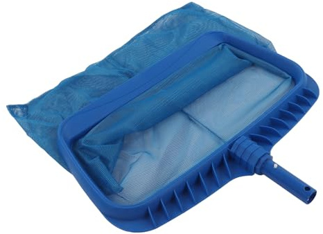 Red de skimmer para piscina, Marco ABS resistente, Cesta para skimmer de 0,3 x 40,6 cm con malla fina para limpiar y mantener la piscina.