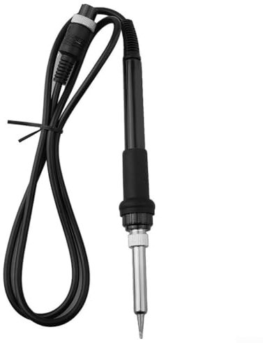 1Pc Electric Soldering Iron Handle 936 Station Replacement Solder Repair Tool With Rubber Grip(A)