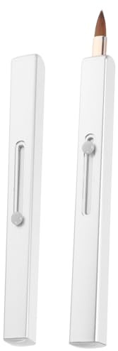 Happyyami 2pezzi Pennello Retrattile Per Labbra Applicatore Per Rossetto Piccolo Pennello Per Correttore Strumento Per Portatile Realizzato in Materiale Qualità Sulla Non Irrita Colore Per
