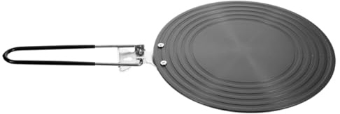TOPPERFUN Plaque Diffuseur de Chaleur Aluminium Adaptateur de Cuisson à Induction Convient pour Cuisinière Électrique Débordement Énergie Compact pour Cuisine