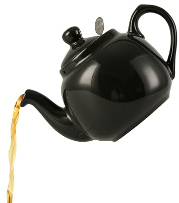 Théière rustique avec infuseur, en céramique, forêt de minuit, 2 tasses (600 ml)
