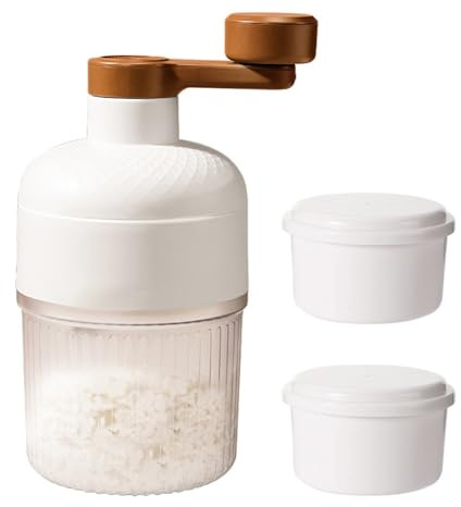 Manual Ice Shaver for Snow Cones, Slushies, and Cocktails with Ice Tray (Ice Crusher+Ice Tray)