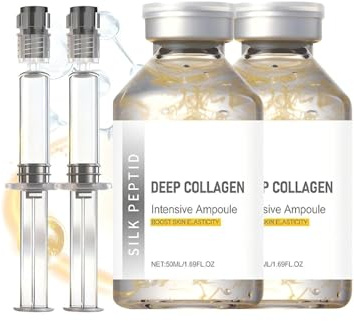 Ampolla intensiva reafirmante con péptidos de seda, reafirma y levanta, esencia coreana, 50 ml/1 ampolla,2pcs