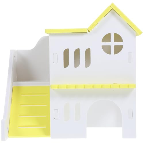 MUCKLILY Hamsterhaus aus PVC für Igel und Eichhörnchen Robust und Wiederverwendbar Geeignet als Hamster Käfig Dekor und Kleines Versteck
