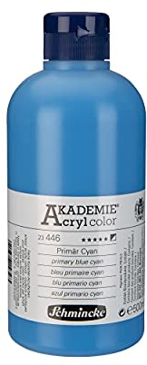 Schmincke AKADEMIE Acryl color Primär Cyan 500 ml, 23 446 028