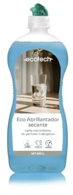 Ecotech - Abrillantador Lavavajillas Ecológico Set Brill, Brillo y Secado sin Velos - 750 ml