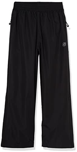 killtec Kinder Regenhose Airiko Jr, Jungen Matschhose mit Beinreißverschluss, wasserdicht und atmungsaktiv, schwarz, 164