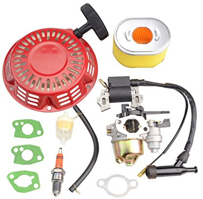 WOOSTAR Vergaser mit Zündspule mit Rückstoßstarter Ersatz für GX140 GX160 GX168 GX200 5.5HP 6.5HP Motor Teil