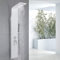 colonna doccia, colonna doccia Idromassaggio, doccia soffione colonna, acciaio inossidabile, 20 * 7 * 140 cm, modelli multipli, con doccetta