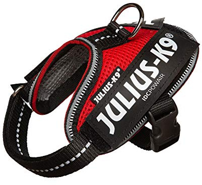 Julius-K9, Harnais IDC Powair, Taille: 3XS / Baby 1, Rouge