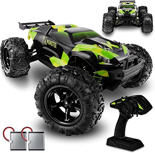 OVERMAX X-Monster 3.0 Fjärrkontroll Bil Rc Bil Stor Hastighet Upp Till 45 Km/h Fyrhjulsdrift 4x4 Körning Utan Laddning Upp Till 40 Minuters Räckvidd Upp Till 100 Meter Laddkabel 2 Batterier