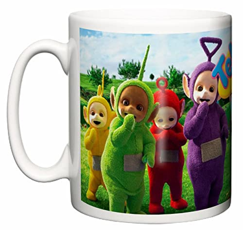 Image is Everything IIE, Teletubbies British Children's TV Show Tinky-Winky Dipsy Laa Laa Po 1997 Ceramic Tea Coffee 11oz Mug Gift