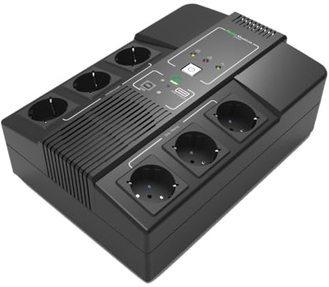 MULTIPRESA 1000VA 600W 6 SHUKO USB