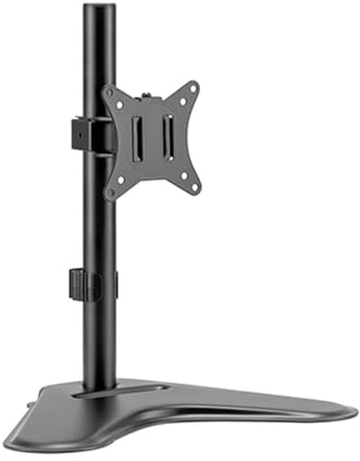 TM Electron Soporte de Escritorio para Monitor, VESA hasta 100X100, para Pantallas de 17” a 32” y hasta 9kg, Guía para Cables, Orientación Vertical y Horizontal