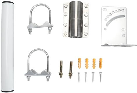 Supporto Satellitare, Kit di Montaggio Internet Satellitare per Parabola Rettangolare Starlink V2, Staffa Universale Ad Angolo Retto Starlink Regolabile a 90°, Resistente Alle