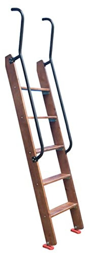 JYHUHGRG Vintage Rv Bunk Bed Ladder, Universal Motorhome 4/5 Twin Step Ladders with Hardware Kit, Heavy Duty Loft Bed Frame for Kids Bedroom