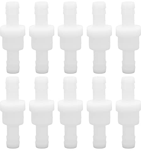 Rückschlagventil, 10 Stück, PE-Material, Einweg-Aquarium-Luftpumpe, Rückschlagventil für Aquarien, Chemische Industrie, Medizinische Geräte, Lebensmittel- und