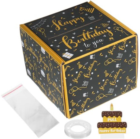 DIYEAH Spardose Zum Geld Herausziehen Geburtstag Spardose Zum Geld Herausziehen Geldziehbox Geburtstag Geld Herausziehen Geld Herausziehen Etui