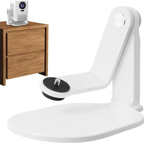 Top Projector Stand, Adjustable Projector Stand, Multi-Angle Projector Stand for Desk, Bedside, Bed, 360° Adjustable Small Projector Mount