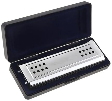 Professional Mundharmonika Professionelle 24 Löcher C&G Silber Doppelseitige Tremolo-Mundharmonika Für Erwachsene Anfänger