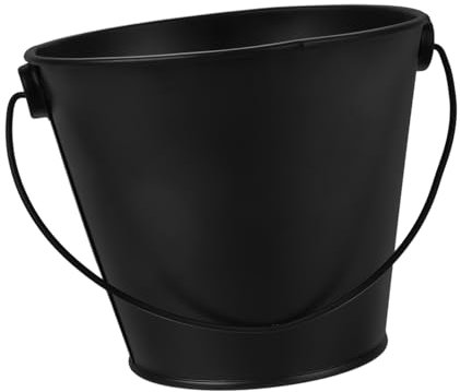 MOBUTOFU Seau à Graisse pour Barbecue Extérieur Bac en Fer Résistant à La Chaleur 8x10,5x12 Cm Accessoires pour Barbecue Compact Et Facile à Nettoyer