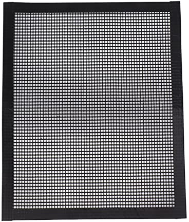 plplaaoo Grillpåse BBQ mesh grill återanvändbar temperaturmotstånd nätgrillpåse för kolgas mikrovågsugn (kakelgaller (40 x 33 cm/15,75 x 12,99 tum))