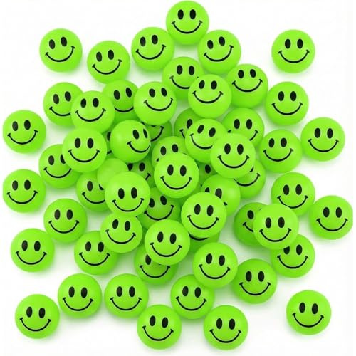 Flummi, 30 Stück Flummies, Leuchtbälle für Partygeschenke & Geburtstagsfeiern, Bunte Springbälle 2,5 cm