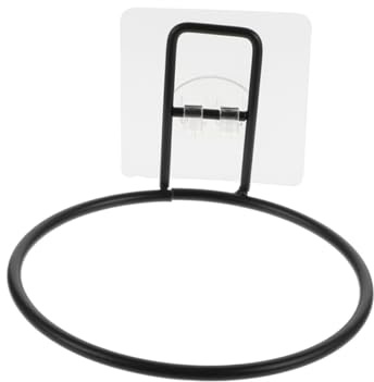 Mobestech Support Mural en Fer pour Mangeoire d'animaux, Support Pratique pour Gamelle Suspendue, Étagère d'alimentation Compacte, Installation sans Perçage, Adapté pour Chats et Petits