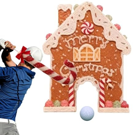 Weihnachtliches Familienspiel für Innenräume - -thematisches Partygeschenk,Kompaktes Familien Weihnachts Golf Aktivitätsset - Für Kinder Mädchen Zuhause Reisen Schulen