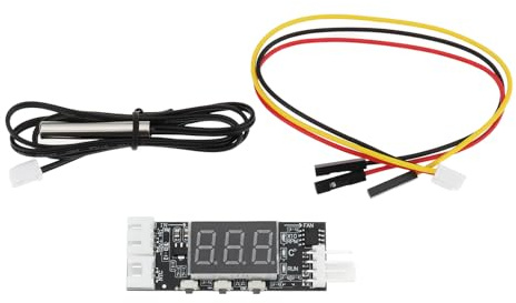 VGOL 4-Pin-PWM-Lüftersteuerung mit LCD-Display 12 V DC 3 A -9 °C Bis 99 °C für Computer