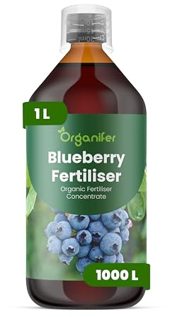 Organifer Engrais Liquide pour Myrtilles, 1L, Organique, Favorise Racines et Vitalité