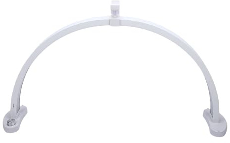 Yanmis Half Moon Bordslampa, 40W LED-bordslampa med 192 Pärlor Justerbar Ljusstyrka Färgtemperatur 3200K 5600K, Telefonställ för Nail Art ögonfransförlängning Livestreaming (#4)