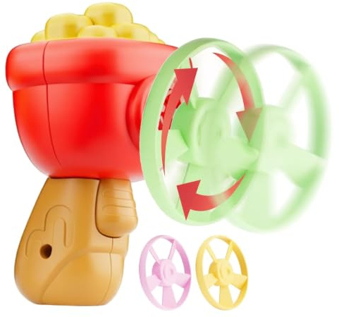 Juguete Disco Platillo Interactivo Luminoso Giratorio para Exteriores e | Juguete Interactivo de Exteriores para Niños y Niñas, Interior, a partir de 3