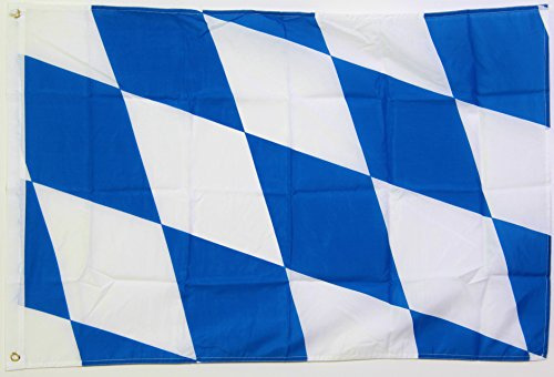 Flaggenfritze Fahne Flagge Deutschland Bayern ohne Wappen 30 x45 cm