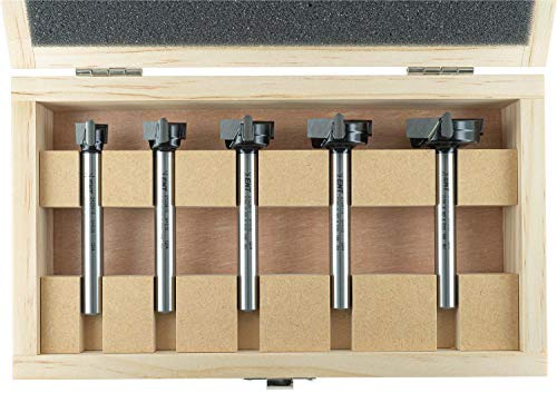 ENT 09098 Coffret de 5 mèches à façonner au carbure Ø 15-20 - 25-30 - 35 mm Queue Ø 10 mm