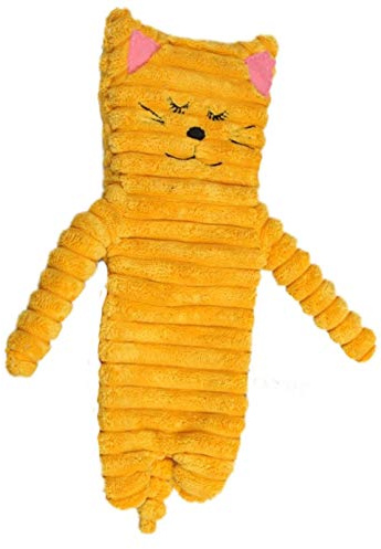 Inwolino 8780 - Wärmetier Katze, gelb, 9 x 24 cm, Wärmekissen