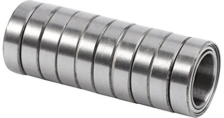 10st 6700ZZ tunnväggiga kullager, dubbelskärmad dubbelskärmad tunn sektionskullager 10 × 15 × 4mm