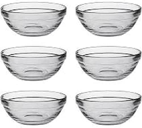 Duralex 6107014 Set 6 Vetro Lys cm14 Coppe Coppette e Ciotole