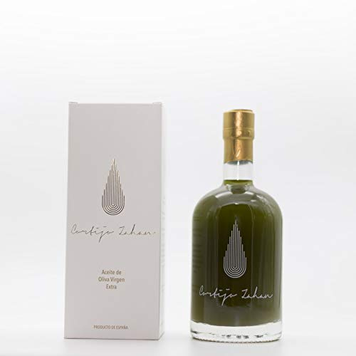 Aceite de Oliva Virgen Extra - Sin Filtrar - Cortijo Zahan - Aceite Español - Aceite Oliva Premium - Cosecha Temprana - Aceite Premium - Variedad Picual - 500ML