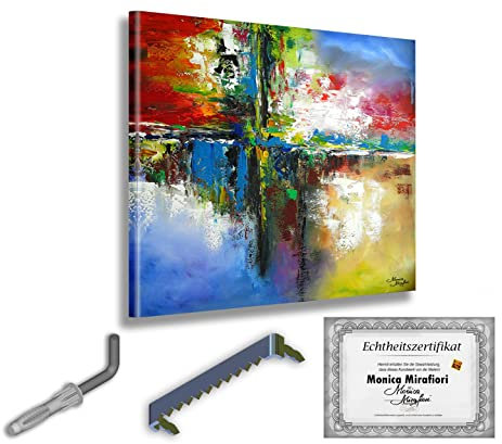 Monica Mirafiori I 90x90 cm I Quadro Dipinto a Mano I Pittura Acrilica I Arte Moderna I Quadri Moderni